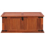 vidaXL Cufăr de depozitare, 90x45x40 cm, lemn masiv de acacia vidaXL Cufăr de depozitare, 90x45x40 cm, lemn masiv de acacia