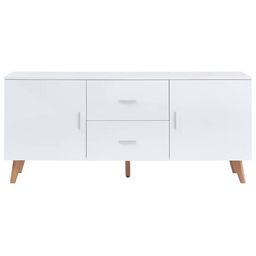 vidaXL Servantă, alb, 160x40x70 cm, MDF