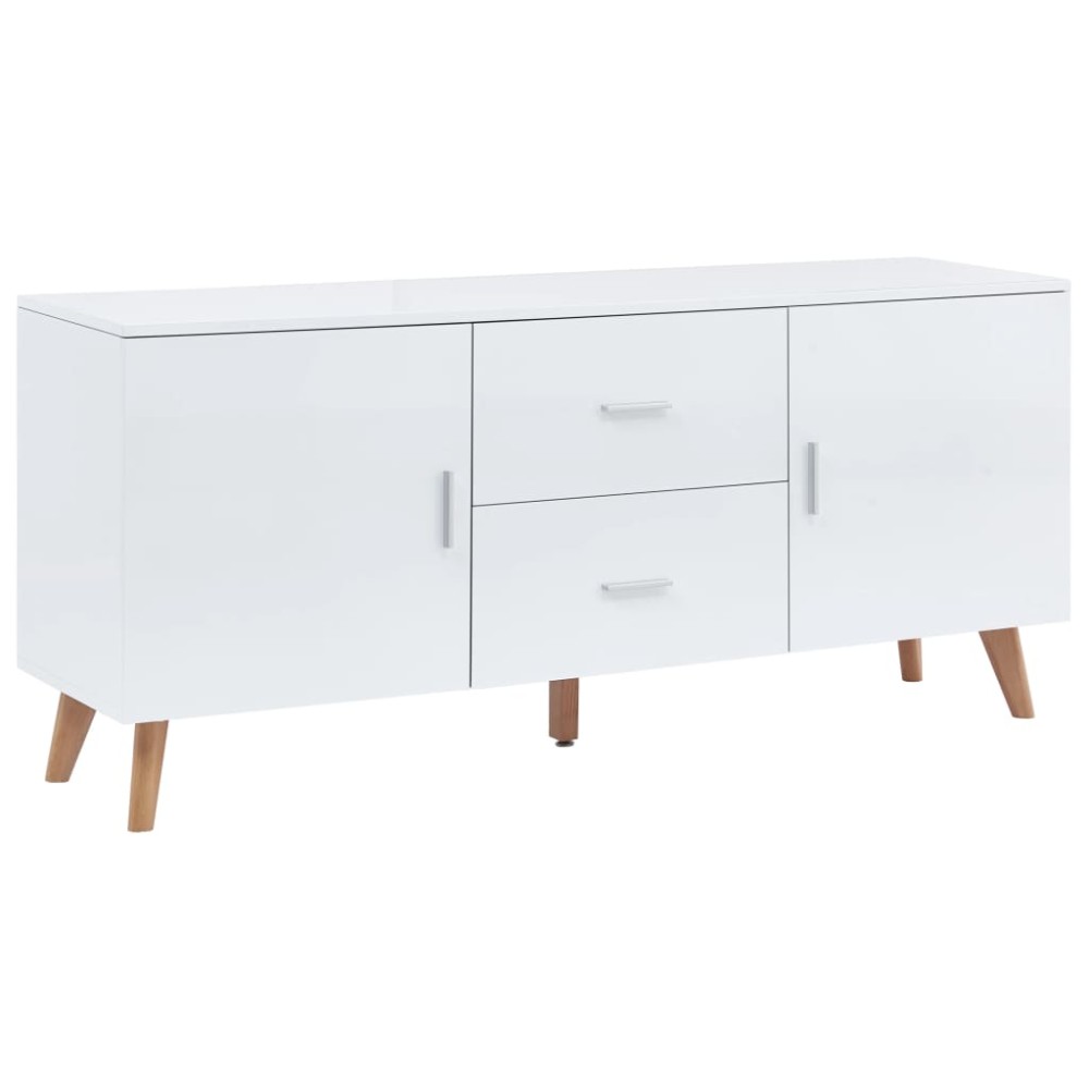 vidaXL Servantă, alb, 160x40x70 cm, MDF