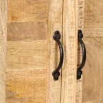 vidaXL Bibliotecă, 50 x 30 x 180 cm, lemn masiv de mango