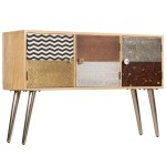 vidaXL Dulap, 120 x 30 x 75 cm, lemn masiv de mango
