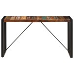 vidaXL Masă de bucătărie, 140 x 70 x 75 cm, lemn masiv reciclat vidaXL Masă de bucătărie, 140 x 70 x 75 cm, lemn masiv reciclat