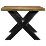 vidaXL Masă de bucătărie, 200 x 100 x 75 cm, lemn masiv reciclat vidaXL Masă de bucătărie, 200 x 100 x 75 cm, lemn masiv reciclat