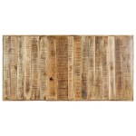 vidaXL Masă de bucătărie, 160x80x75cm, lemn masiv de mango nefinisat vidaXL Masă de bucătărie, 160x80x75cm, lemn masiv de mango nefinisat