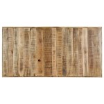 vidaXL Masă de bucătărie, 140x70x75 cm, lemn masiv de mango brut vidaXL Masă de bucătărie, 140x70x75 cm, lemn masiv de mango brut