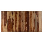 vidaXL Masă de bucătărie, 140 x 70 x 75 cm, lemn masiv de acacia