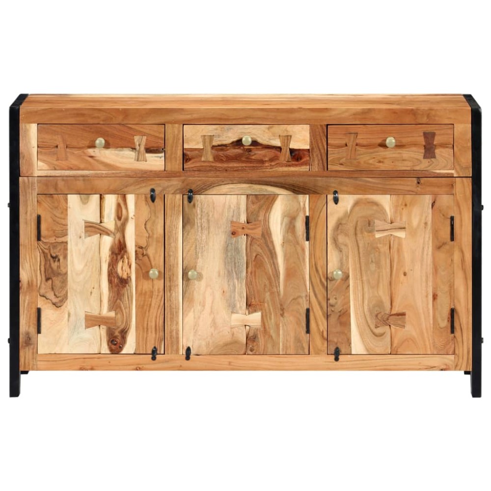 vidaXL Dulap, 120 x 35 x 75 cm, lemn masiv de acacia