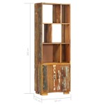 vidaXL Bibliotecă, 60 x 35 x 180 cm, lemn masiv reciclat vidaXL Bibliotecă, 60 x 35 x 180 cm, lemn masiv reciclat