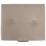 vidaXL Taburete cu depozitare, 3 buc., bej, material textil vidaXL Taburete cu depozitare, 3 buc., bej, material textil