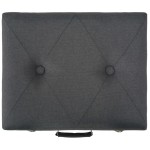 vidaXL Taburete cu depozitare, 3 buc., gri închis, material textil vidaXL Taburete cu depozitare, 3 buc., gri închis, material textil