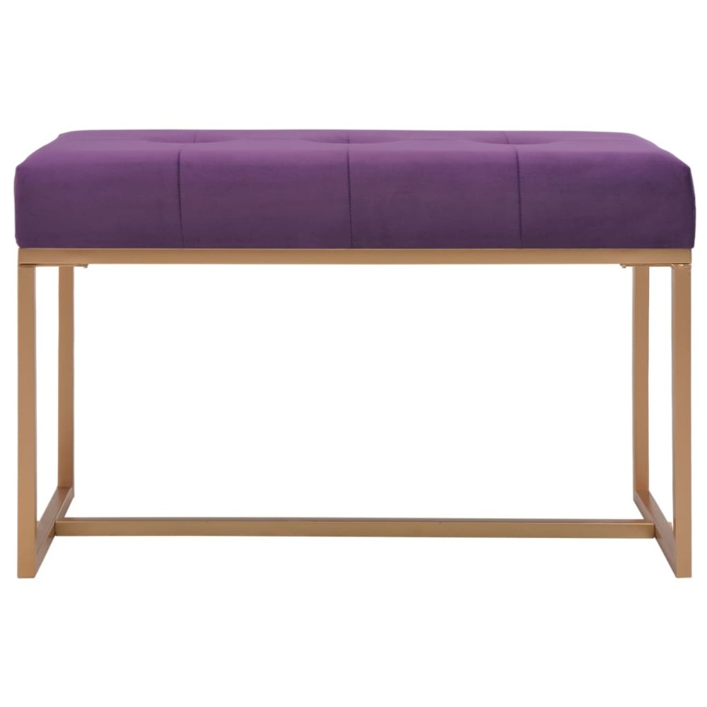 vidaXL Bancă, violet, 80 cm, catifea