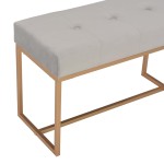 vidaXL Bancă, gri, 80 cm, catifea