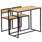 vidaXL Set mobilier bucătărie, 3 piese, lemn masiv de mango vidaXL Set mobilier bucătărie, 3 piese, lemn masiv de mango