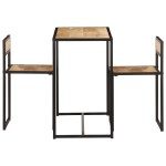 vidaXL Set mobilier bucătărie, 3 piese, lemn masiv de mango vidaXL Set mobilier bucătărie, 3 piese, lemn masiv de mango