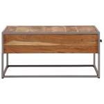 vidaXL Măsuță de cafea, 75 x 75 x 35 cm, lemn masiv de acacia vidaXL Măsuță de cafea, 75 x 75 x 35 cm, lemn masiv de acacia