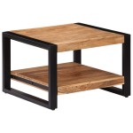 vidaXL Măsuță de cafea, 60 x 60 x 40 cm, lemn masiv de acacia vidaXL Măsuță de cafea, 60 x 60 x 40 cm, lemn masiv de acacia