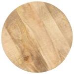 vidaXL Masă laterală, 45x (45-62) cm, lemn masiv de mango și fontă