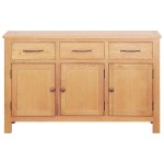 vidaXL Bufet Maro 112 x 33.5 x 70 cm Lemn de stejar masiv