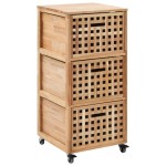 vidaXL Dulap de baie, 41 x 41 x 91 cm, lemn masiv de nuc vidaXL Dulap de baie, 41 x 41 x 91 cm, lemn masiv de nuc