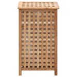 vidaXL Coș de rufe, 39x39x65 cm, lemn masiv de nuc vidaXL Coș de rufe, 39x39x65 cm, lemn masiv de nuc