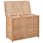 vidaXL Coș de rufe, 87,5x46x67 cm, lemn masiv de nuc vidaXL Coș de rufe, 87,5x46x67 cm, lemn masiv de nuc