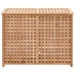 vidaXL Coș de rufe, 87,5x46x67 cm, lemn masiv de nuc vidaXL Coș de rufe, 87,5x46x67 cm, lemn masiv de nuc