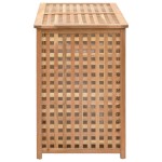 vidaXL Coș de rufe, 87,5x46x67 cm, lemn masiv de nuc vidaXL Coș de rufe, 87,5x46x67 cm, lemn masiv de nuc