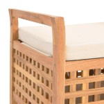 vidaXL Bancă de depozitare, 93 x 49 x 49 cm, lemn masiv de nuc vidaXL Bancă de depozitare, 93 x 49 x 49 cm, lemn masiv de nuc