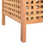 vidaXL Bancă de depozitare, 49x48x49 cm, lemn masiv de nuc vidaXL Bancă de depozitare, 49x48x49 cm, lemn masiv de nuc