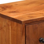 vidaXL Scrin, 60 x 30 x 75 cm, lemn masiv de acacia