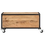 vidaXL Măsuță de cafea, 70 x 70 x 32 cm, lemn masiv de acacia