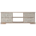 vidaXL Comodă TV, 120 x 30 x 40 cm, lemn masiv de acacia