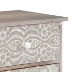 vidaXL Comodă TV, 120 x 30 x 40 cm, lemn masiv de acacia