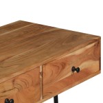 vidaXL Birou de perete, 90 x 40 x 170 cm, lemn masiv de acacia