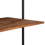 vidaXL Birou de perete, 90 x 40 x 170 cm, lemn masiv de acacia