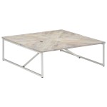 vidaXL Măsuță de cafea, 110 x 110 x 36 cm, lemn masiv de mango vidaXL Măsuță de cafea, 110 x 110 x 36 cm, lemn masiv de mango