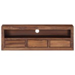 vidaXL Comodă TV, 120x30x40 cm, lemn masiv de acacia
