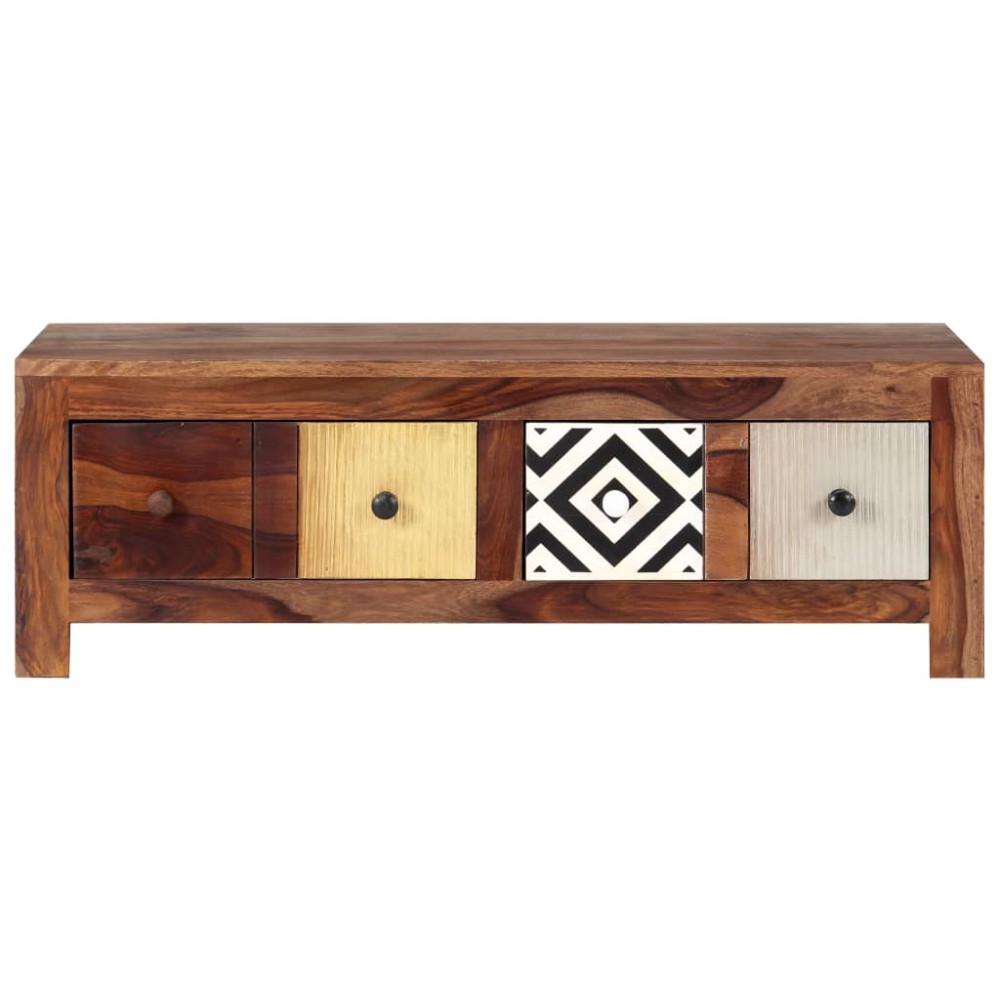 vidaXL Măsuță de cafea, 90 x 50 x 30 cm, lemn masiv de acacia