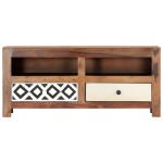 vidaXL Comodă TV, 90 x 30 x 40 cm, lemn masiv de acacia