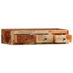 vidaXL Masă consolă de perete, 100x25x20 cm, lemn masiv de acacia