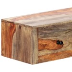 vidaXL Masă consolă de perete, 100x25x20 cm, lemn masiv de acacia