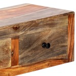 vidaXL Masă consolă de perete, 100x25x20 cm, lemn masiv de acacia