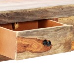 vidaXL Masă consolă de perete, 100x25x20 cm, lemn masiv de acacia