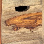 vidaXL Servantă, gri, 100x30x50 cm, lemn masiv de acacia vidaXL Servantă, gri, 100x30x50 cm, lemn masiv de acacia