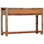 vidaXL Masă consolă cu 3 sertare, 120x30x75 cm, lemn masiv de acacia