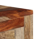 vidaXL Masă consolă cu 3 sertare, 120x30x75 cm, lemn masiv de acacia