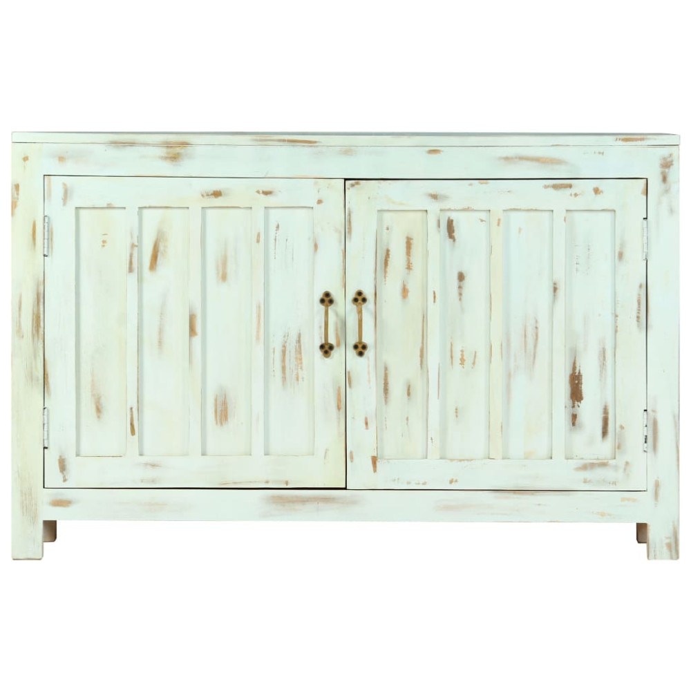vidaXL Servantă, albastru deschis, 110x35x70 cm, lemn masiv de mango