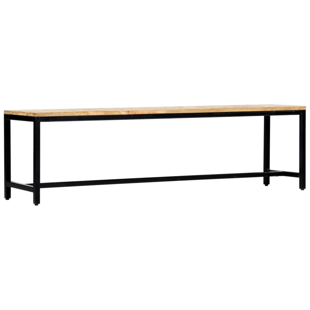 vidaXL Bancă de bucătărie, 160 cm, lemn masiv de mango nefinisat