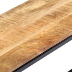 vidaXL Bancă de bucătărie, 160 cm, lemn masiv de mango nefinisat vidaXL Bancă de bucătărie, 160 cm, lemn masiv de mango nefinisat