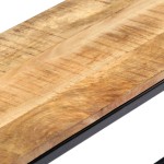 vidaXL Bancă de bucătărie, 120 cm, lemn masiv de mango nefinisat vidaXL Bancă de bucătărie, 120 cm, lemn masiv de mango nefinisat